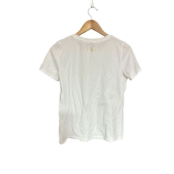 Karl Lagerfeld Small (SM) T-Shirt Gold Logo - Picture 2 of 6